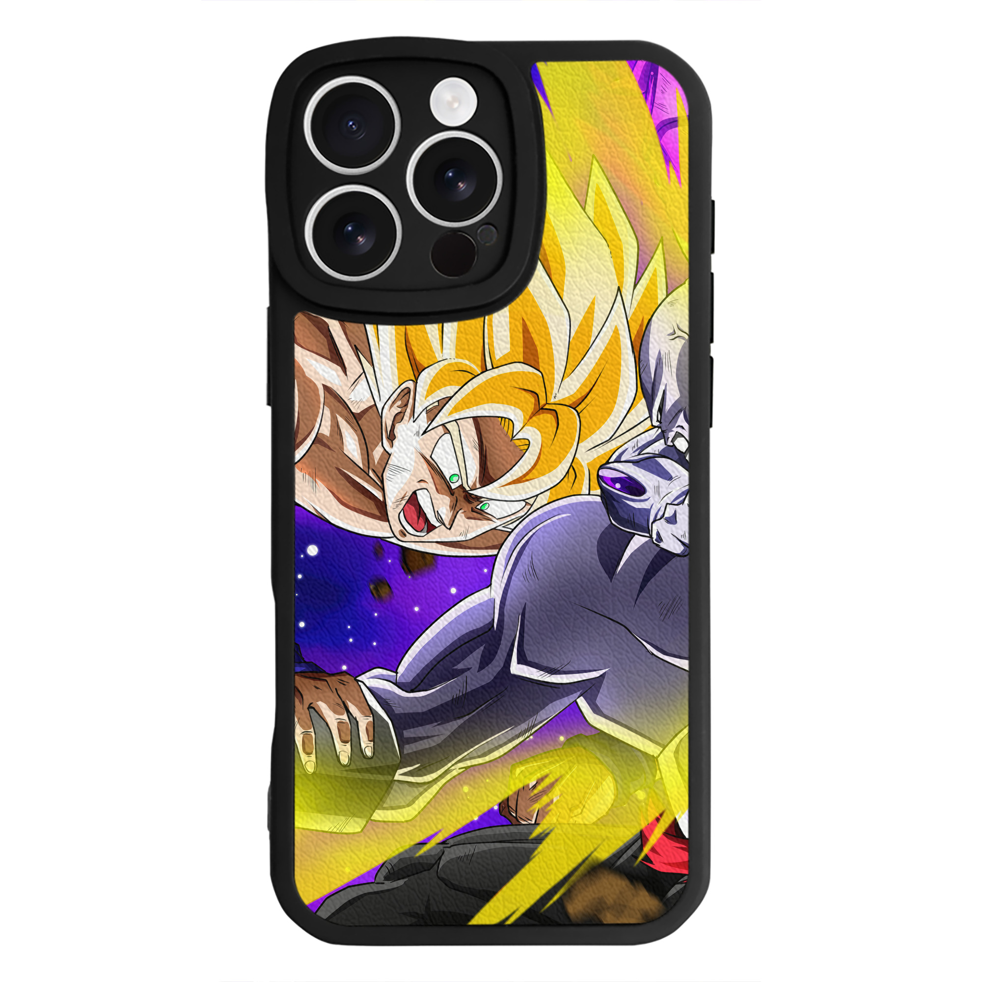 （画像用） ドラゴンボール DRAGON BALL 【iPhone 16シリーズ対応】シリコンスマホケース（レザー調） 材質：シリコン